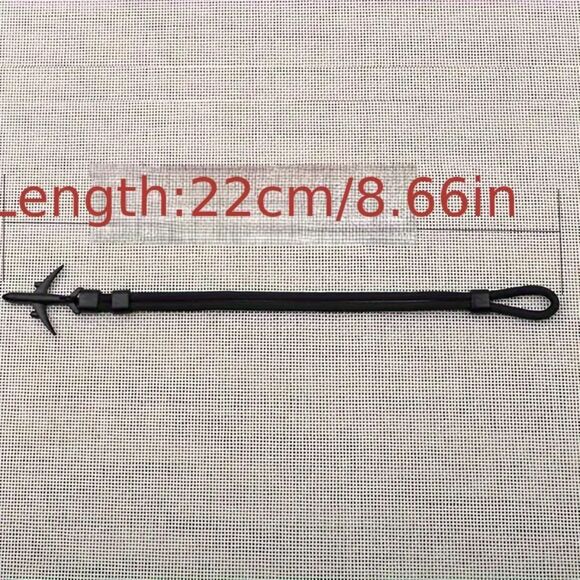 Men's Chic Stylish Jet Charm Airplane Aviation Pilot Cord Bracelet - Picture 2 of 4